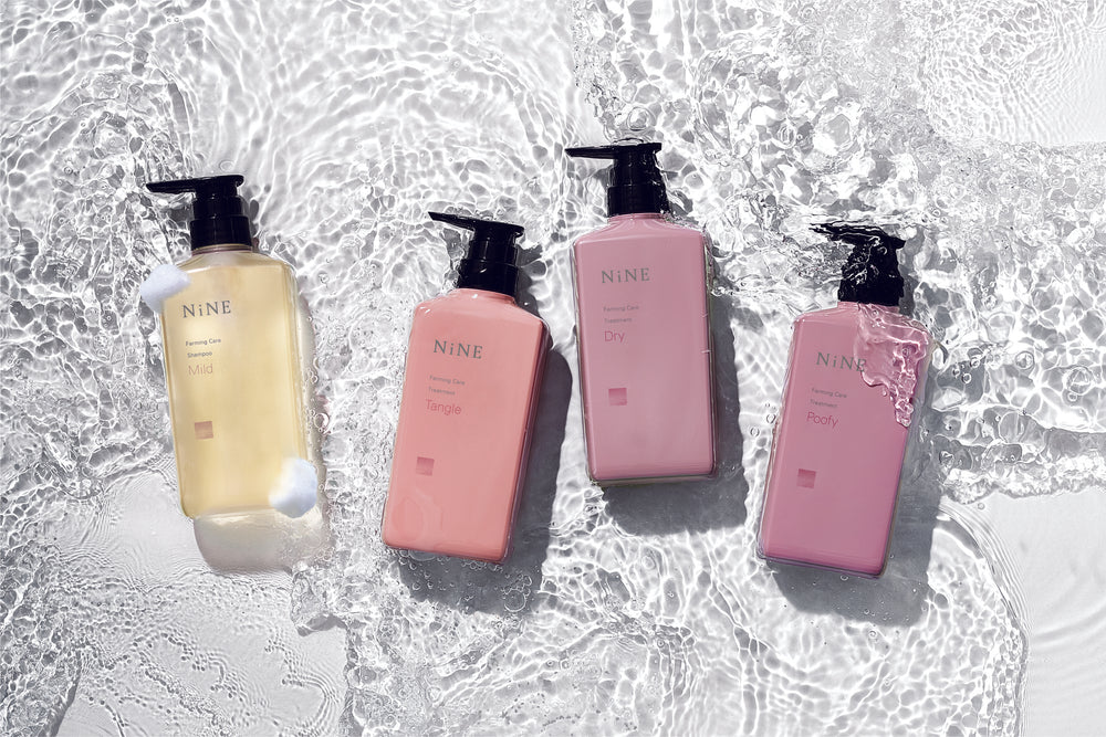 【NiNE】大人気NiNEシリーズから遂にヘアケアが登場!3日に1度のクレンジングで美髪を土台からサポート♪