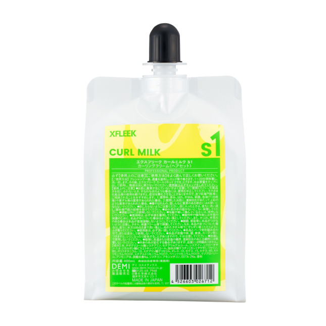 XFREEK CURL MILK H1 & S1 　エクスフリーク　カールミルク エクスフリーク カールミルク S1 400ml – DD