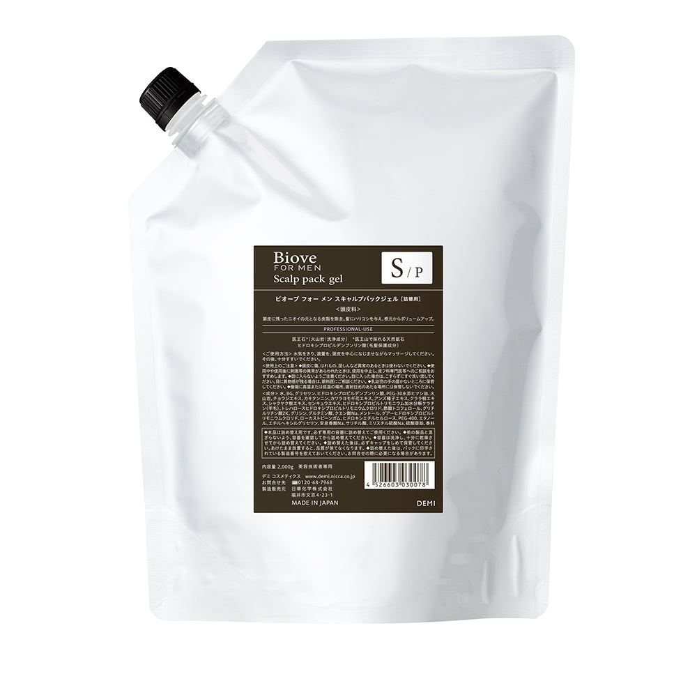 ビオーブ フォーメンスキャルプパックジェル 2000g(詰替え) ビオーブ フォーメンスキャルプパックジェル 2000g(詰替え) – DD