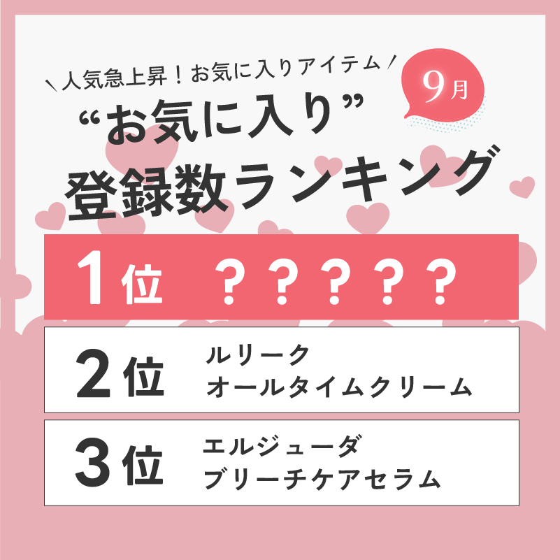 D-ONLiNE ユーザーのお気に入りアイテムはなに？9月のお気に入り数ランキングTOP10👑