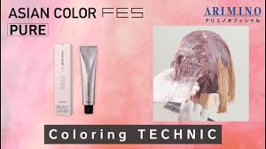 アジアンカラーフェス ピュア カラーリングテクニック
