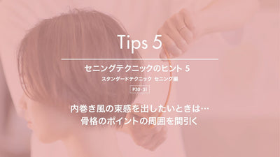 【Tips 5：内巻き風の束感を出したい！】トコトン学べる！質感・量感スタンダードテクニック_セニング編 -連動動画-