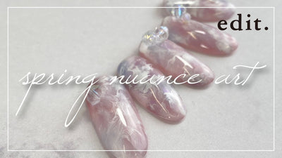 【edit.】spring nuance art [春アート][howto]