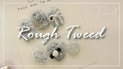 【D.nail】 Rough Tweed　（ラフツイード）　by.lisang[ツイードネイル][howto]