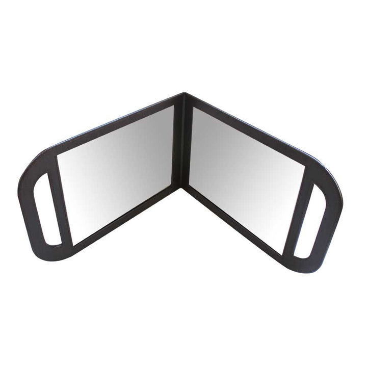 ZO レザーバックミラー ブラック – DD