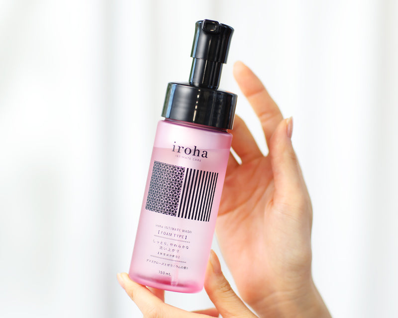 iroha INTIMATE WASH FOAM TYPE ダマスクローズとゼラニウムの香り 150ml