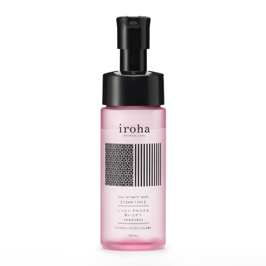 iroha INTIMATE WASH FOAM TYPE ダマスクローズとゼラニウムの香り 150ml