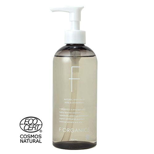 【TRIAL】F ORGANICS ナチュラルボディウォッシュN ローズ&シダーウッド 300mL