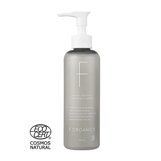 F ORGANICS ナチュラルボディミルク N ローズ&シダーウッド 200mL