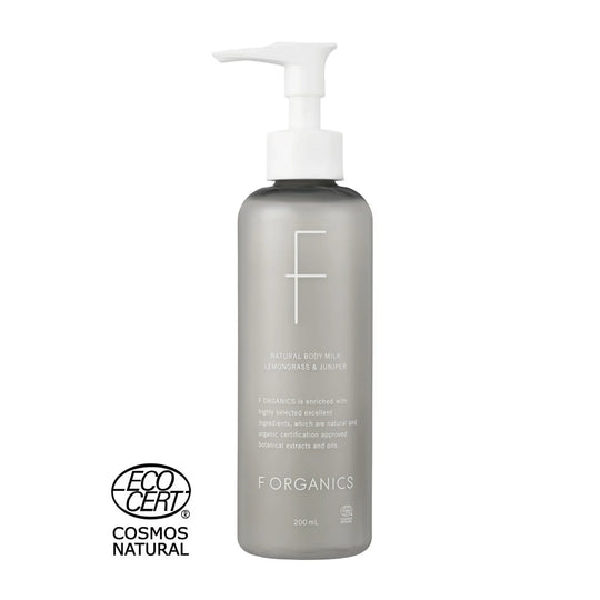 【TRIAL】F ORGANICS ナチュラルボディミルク N ローズ&シダーウッド 200mL