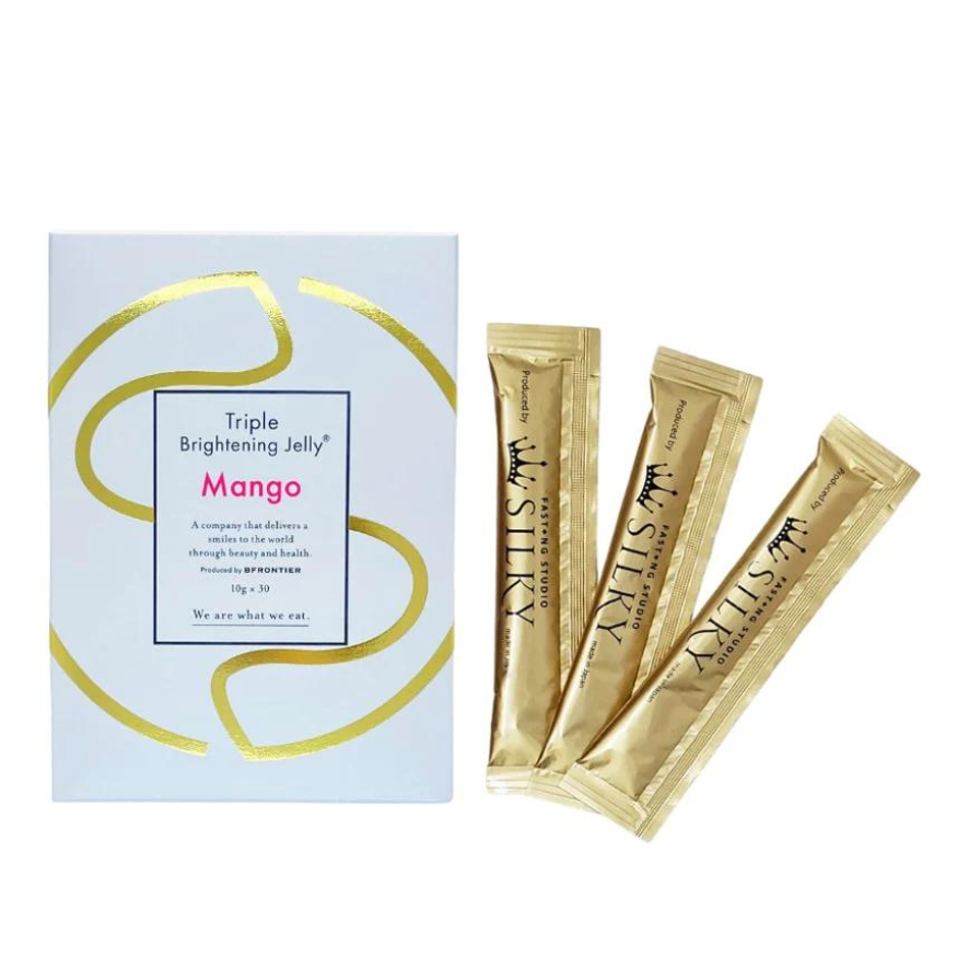 食べる化粧品　Triple Brightening Jelly 梅味・マンゴー味　各10個 Triple Brightening Jelly｜コラーゲン美容ゼリー｜マンゴー味｜30包入り
