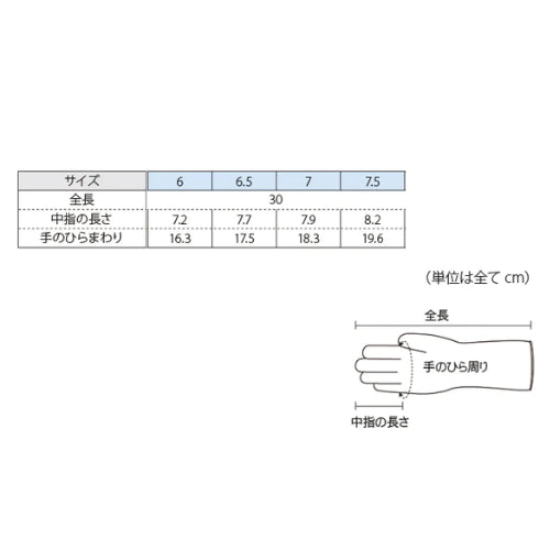 オカモト カラーグローブ 6.5