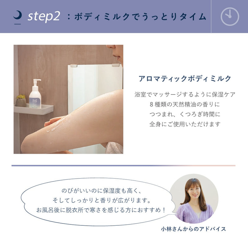 SLEEP STEPボディミルクスイートドリーム200ml
