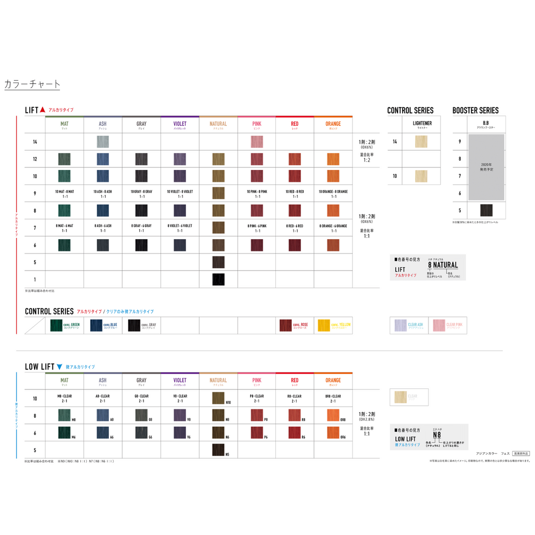 アジアンカラー フェス N 8 85g – DD