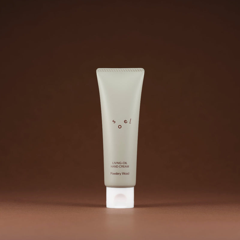 LIVING-OIL ハンドクリーム パウダリーウッド