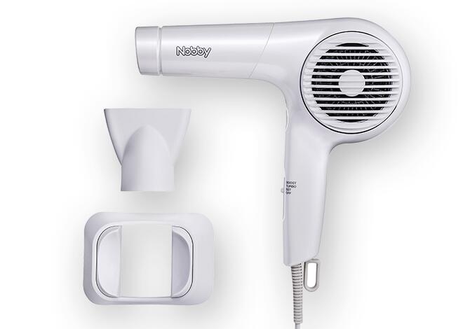1500W ヘアドライヤー ホワイト Nobby NB4100 マイナスイオンヘアードライヤー ホワイト スタンド付 – DD