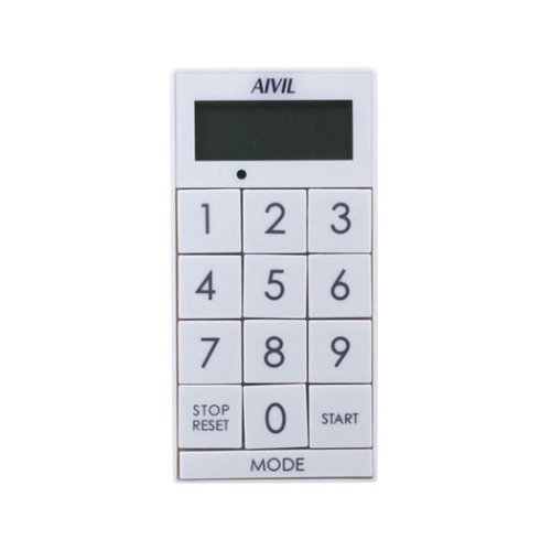 アイビル デジタルタイマー スリムキューブ ホワイト