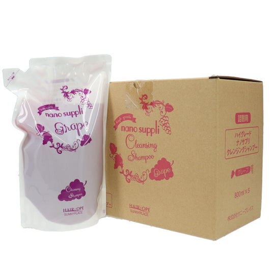 ナノサプリ ハイグレード シャンプー 4L(800ml*5)グレープ