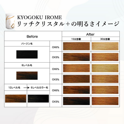 KYOGOKU IROME リッチクリスタル+(ブリーチ)レフィル