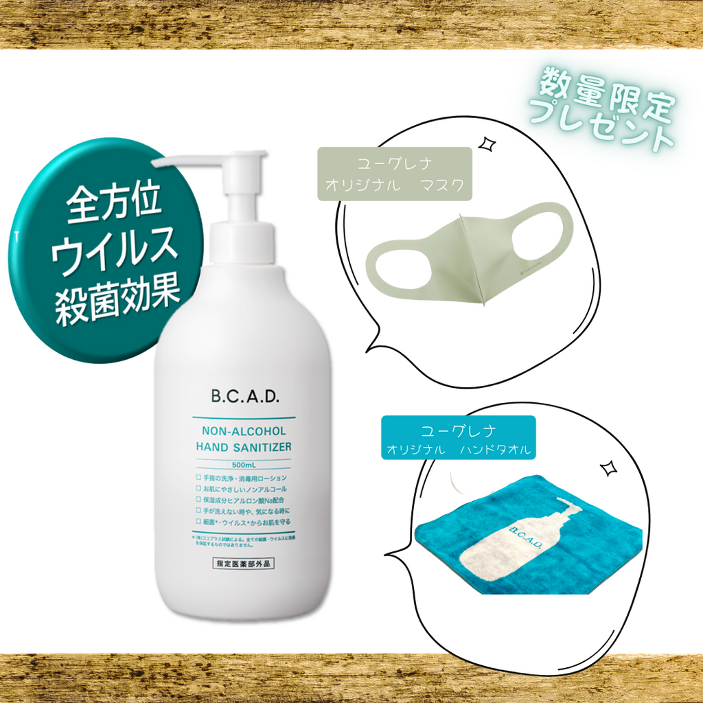 B.C.A.D. ノンアルコール ハンドサニタイザー 500ml – D-ONLiNE