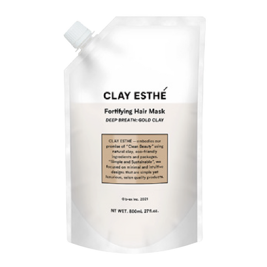 CLAY ESTHE クレイエステ フォーティファイングヘアマスク ゴールドクレイ 800ml