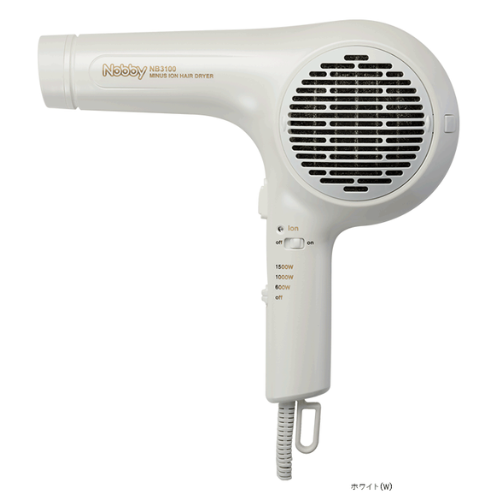 Nobby NB-3100 マイナスイオンドライヤー ホワイト
