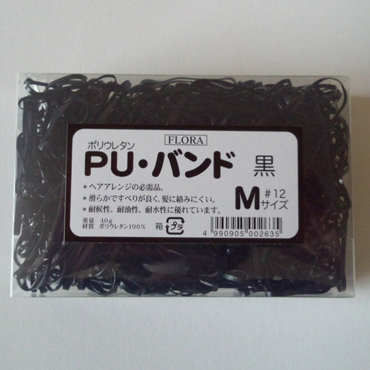フローラ PUバンド #12 ブラック 40g(M)