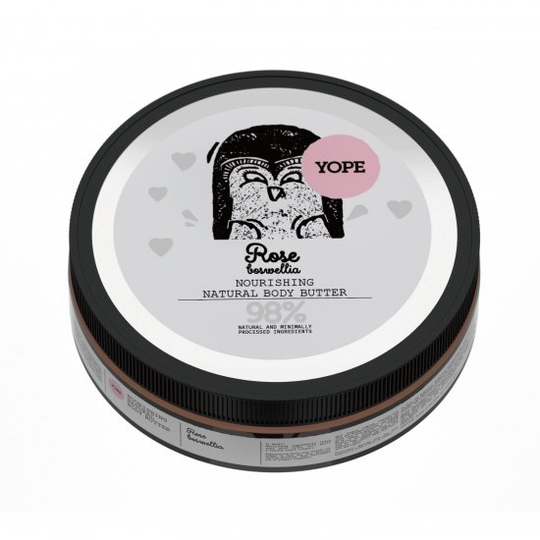 【アウトレット】YOPE ボディバター ローズ&ボスウェリア 200ml