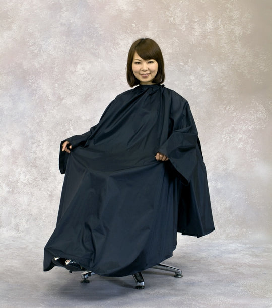 7095 ワイドヘアダイドレス ブラック