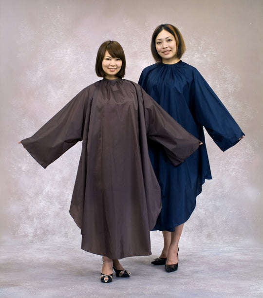 7095 ワイドヘアダイドレス ブラウン