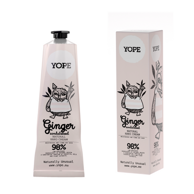 YOPE ハンドクリーム ジンジャー&サンダルウッド 100ml