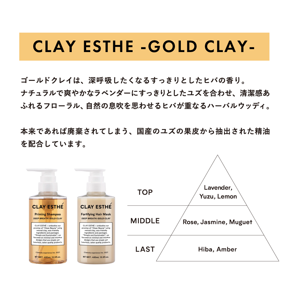 CLAY ESTHE クレイエステ ゴールドクレイ ラミネート(サシェ)10ml+10ml
