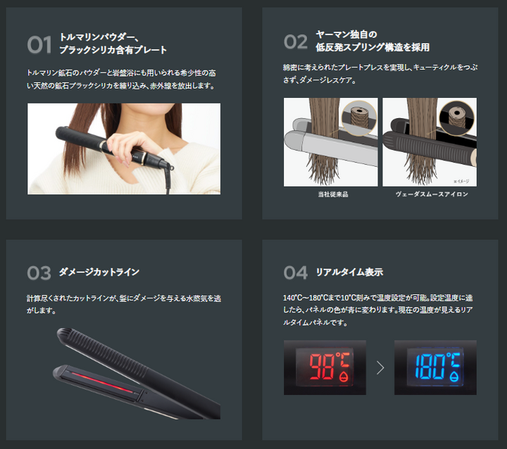 ヤーマンプロフェッショナル ヴェーダスムースアイロン BS for ヤーマンプロフェッショナル ヴェーダスムースアイロン BS for