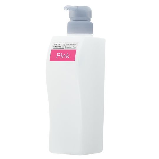 カラーガジェット カラーシャンプー ストロベリーピンク 容器