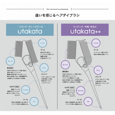 utakata ヘアダイブラシ クレイジーダイヤモンドdp
